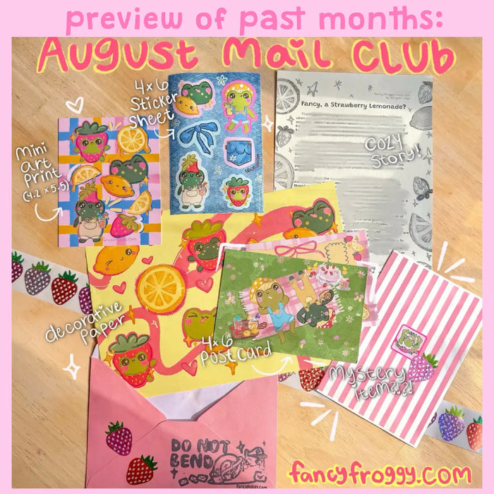 Fancy Froggy - Monthly Snail Mail Club