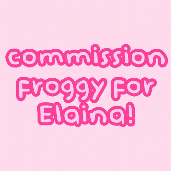 Commission Desk Friend for Elaina!