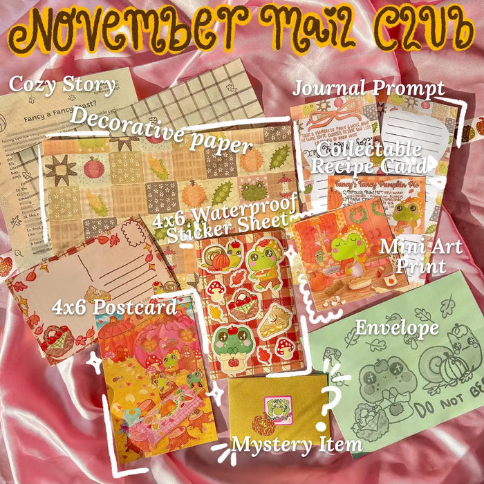 Fancy Froggy - Monthly Snail Mail Club